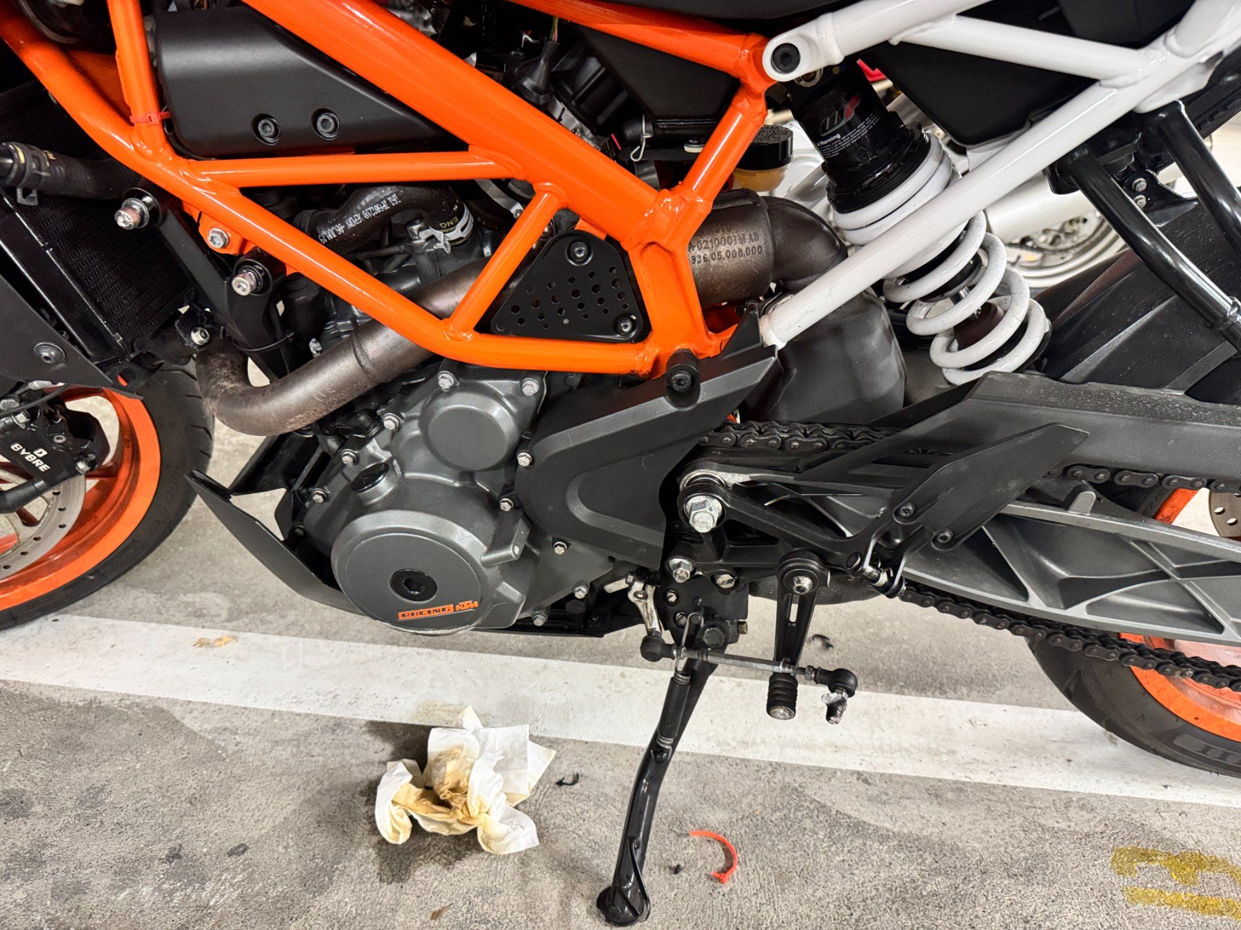 KTM Route: KTM Duke 390 2019 Umfall – Défectueux à Opfikon par sam_7vxm 9