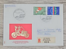 CL17 Enveloppe + Timbre Suisse 1971
