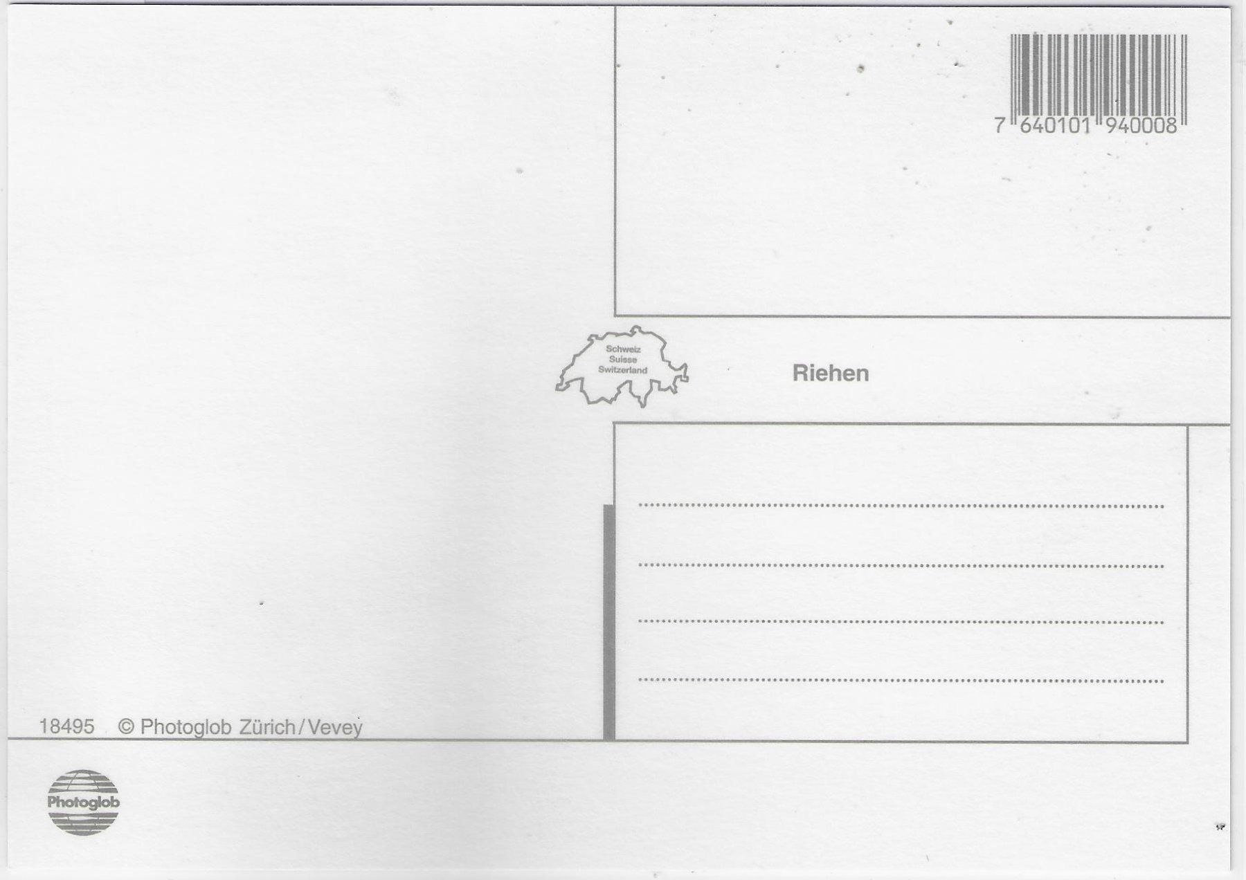 Cartoline postali: Riehen BS - Multiview – Usato da Ettingen venduto da Kartenplanet 1