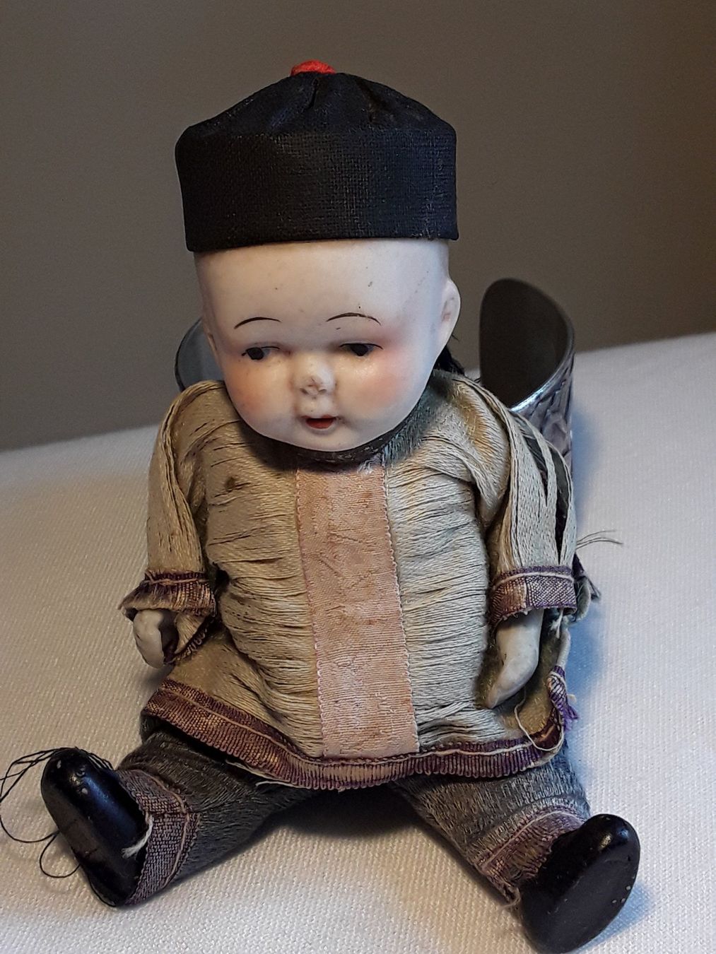 Puppen: Antikes Chinesen Püppchen NIPPON, Biscuit, ca 1900 – Gebraucht aus Zürich von helsan