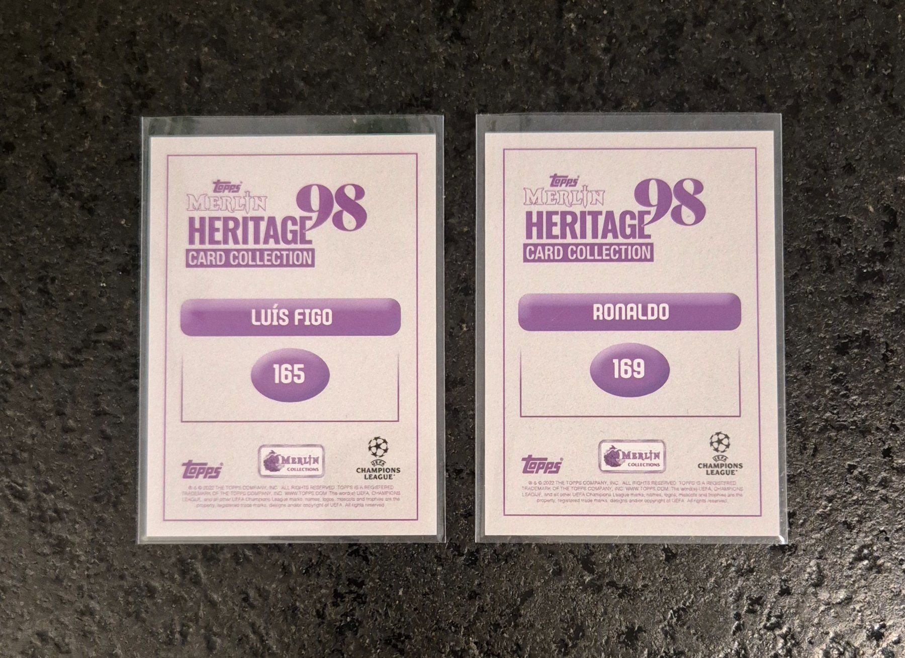Topps Carte collezionabili: Figo & Ronaldo R9 - Real Madrid - Topps – Nuovo (secondo la descrizione) da Burg AG venduto da Danoe 1
