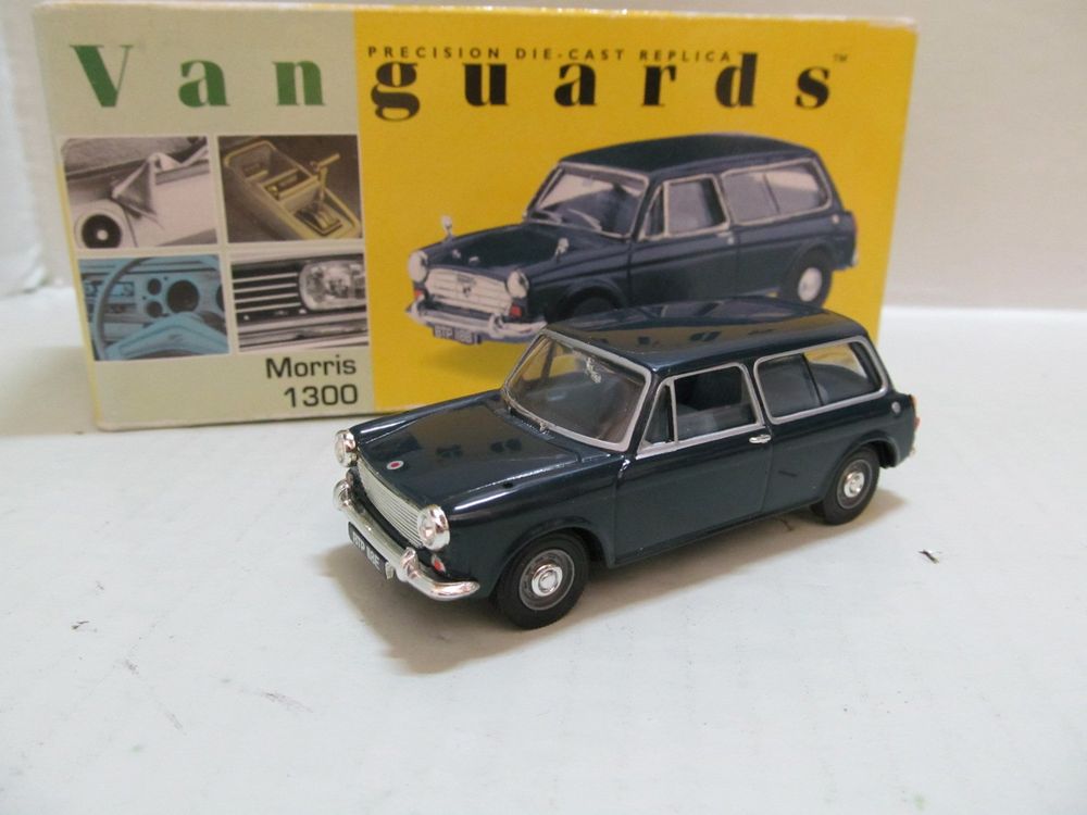 Modèle Réduit VANGUARDS – Morris 1300 Bleu – Échelle 1/43 – Occasion Très Bon état (sans Rétroviseurs)
