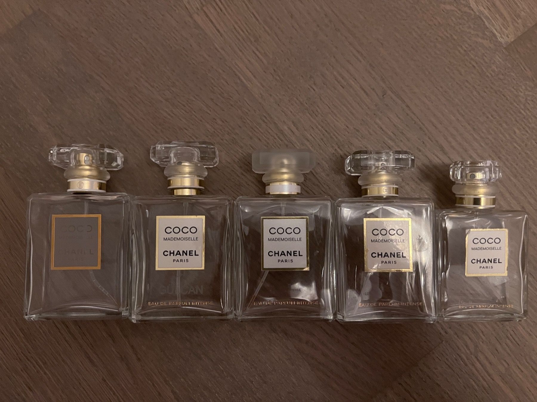 Chanel Flacons: Coco chanel madmoiselle leere flacons – D'occasion à Root par Fashionhomeandmore 1