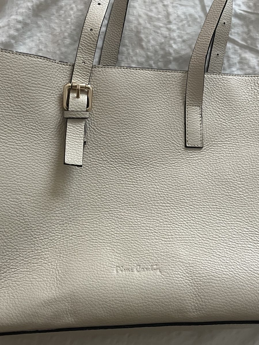 Pierre Cardin Borse da donna: Cream real leather tote bag  – Usato da Vezia venduto da chi_byp8 2