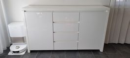 Weisses Sideboard mit Schubladen in gutem Zustand