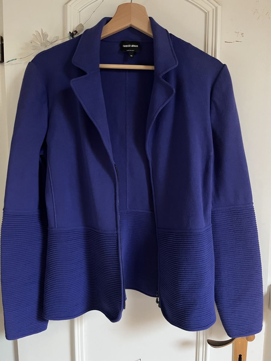 Armani Jacken: Giorgio Armani giacchetto blu/viola – Gebraucht aus Cevio von alb_l8vk 2