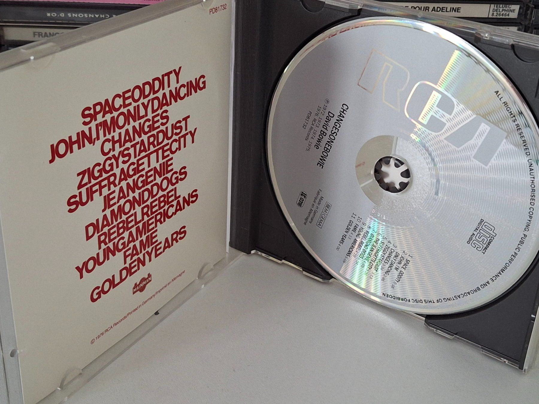 CD: CD David Bowie -  Changesonebowie ( Seltene CD ) – Usato da Aarberg venduto da Jackup1 2