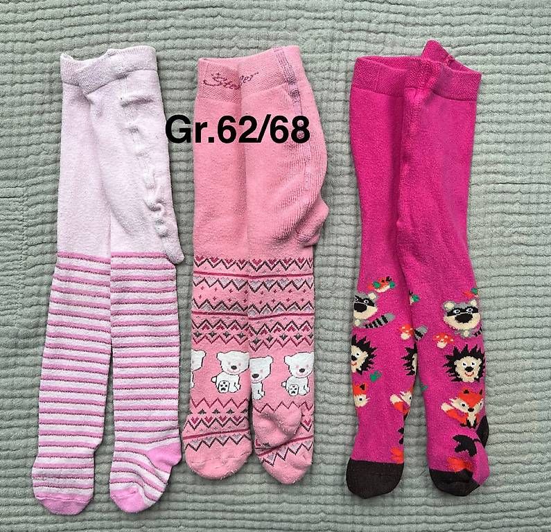 Strumpfhosen & Leggings: Gr.62/68, 3x Strumpfhosen rosa/pink – Gebraucht aus Gattikon von AnnettFloh