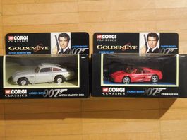 Corgi Classics GOLDENEYE Aston Martin DB 5 & Ferrari 355