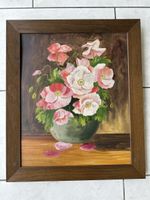 Ölgemälde Blumenstillleben – signiert Dähler – 53.5 x 45.5cm