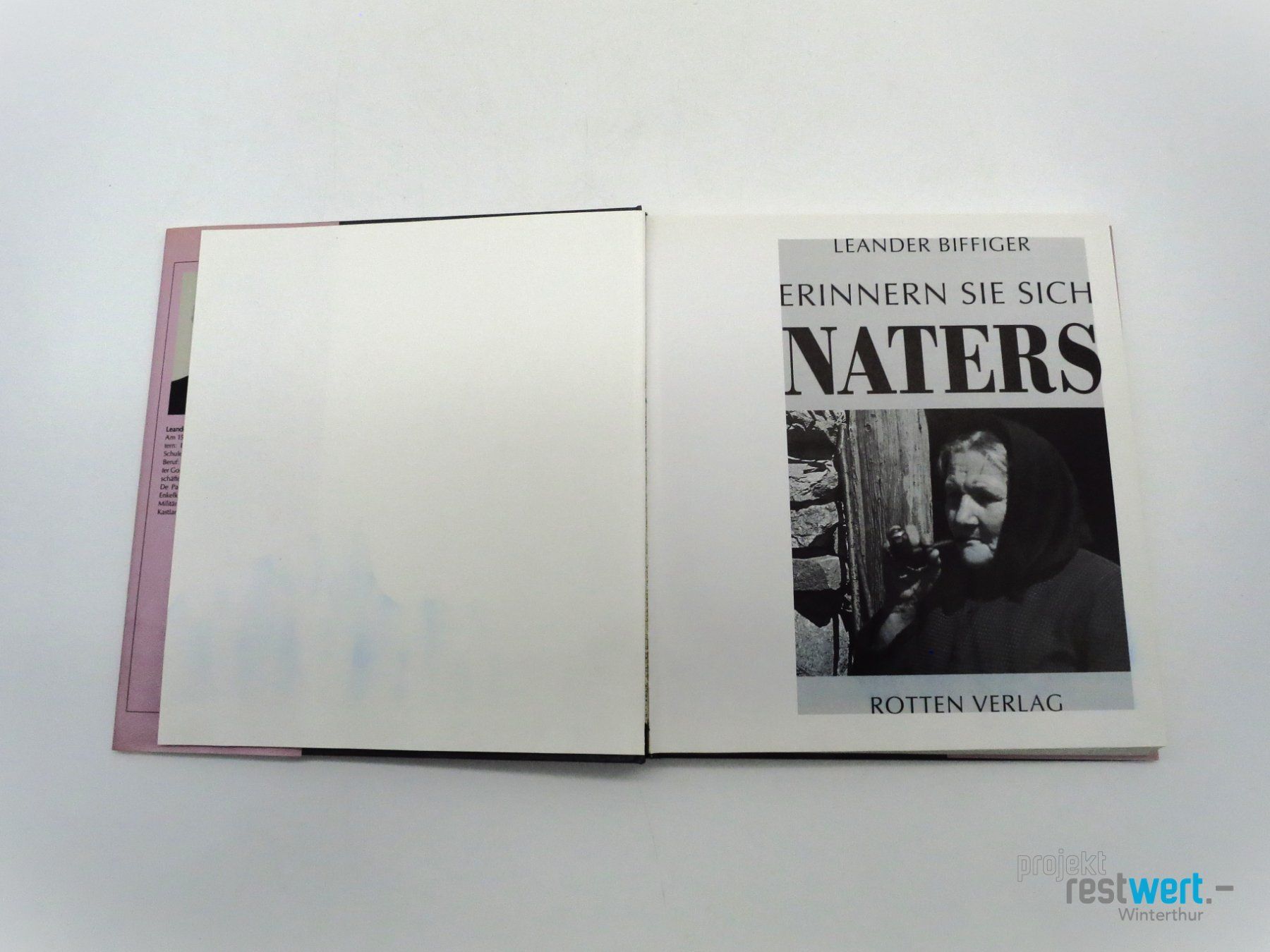 Libri: LEANDER BIFFIGER - Erinnern Sie sich Naters – Usato da Winterthur venduto da Restwert_Winterthur 2
