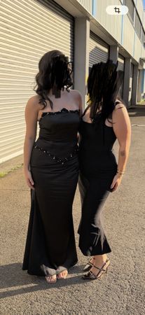 Abendkleid schwarz Grösse M