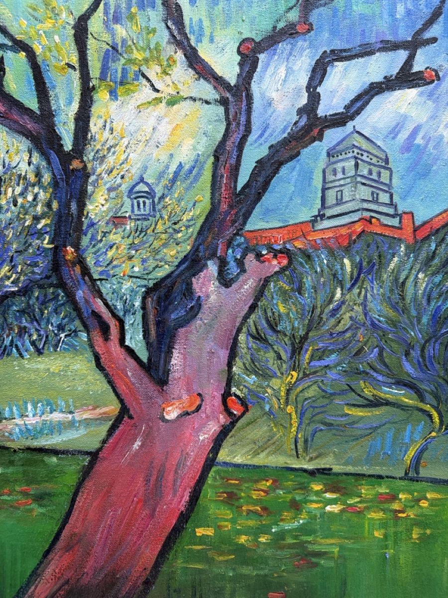 Dipinti: Gemälde, Reproduktion nach Van Gogh. – Usato da Biberist venduto da Momo33 2