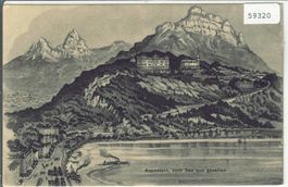 Axenstein vom See aus gesehen