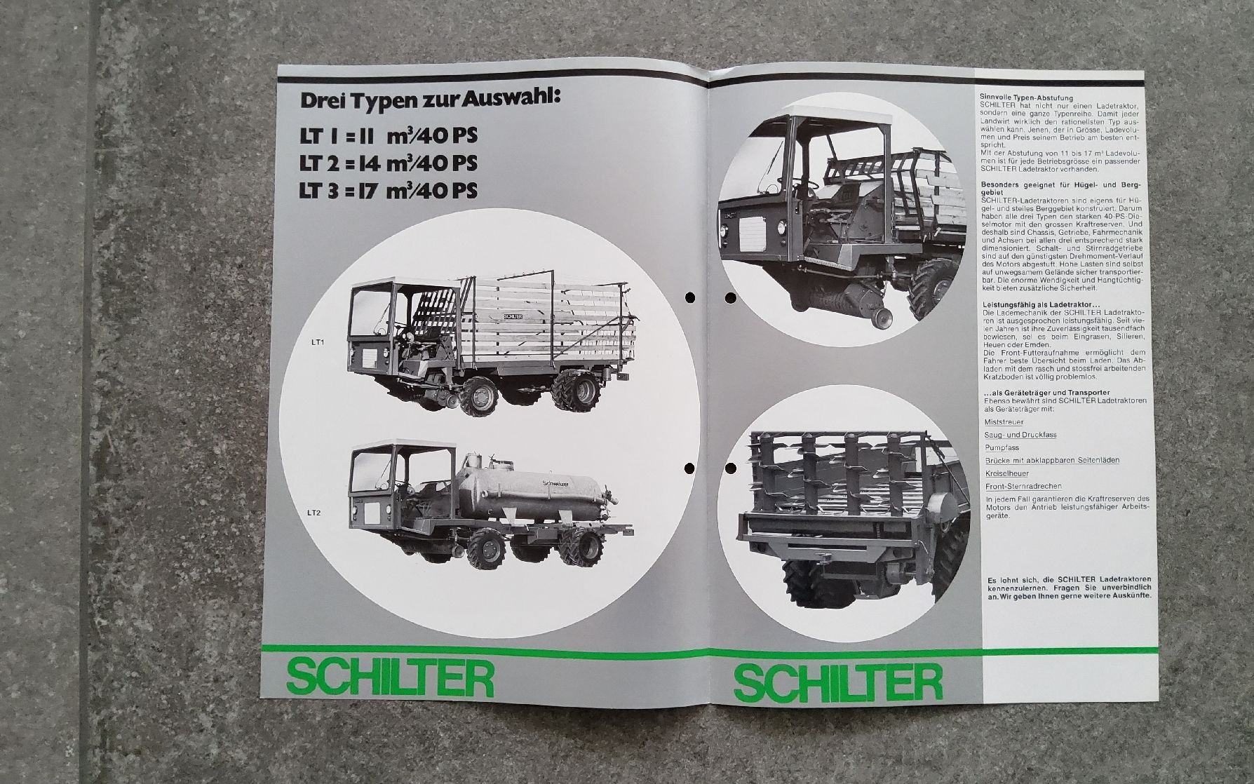 Schilter Dokumente: Schilter LT Ladetraktoren – Gebraucht aus Holziken von douglas70 1