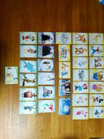 32 Disney Characters Tradingkarten von weiss schwarz blau