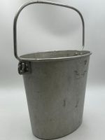 Kübel 14 Liter aus Aluminium Eimer Milchkanne
