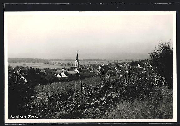 Cartoline postali: Benken, Ortspanorama mit Blick ins Land – Usato da Berlin venduto da bartko-reher