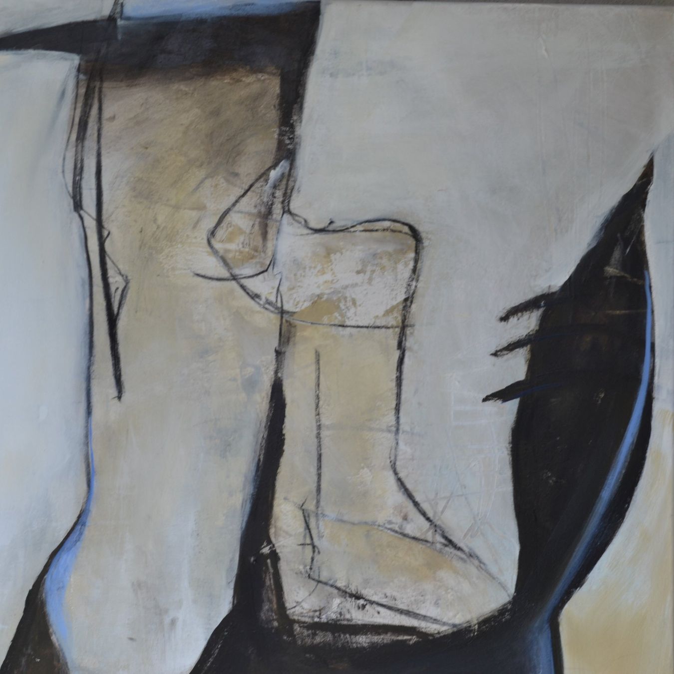 Foto & Immagini: Acryl Beige Blau 80x80 – Nuovo (secondo la descrizione) da Wolfhalden venduto da Zinauktion