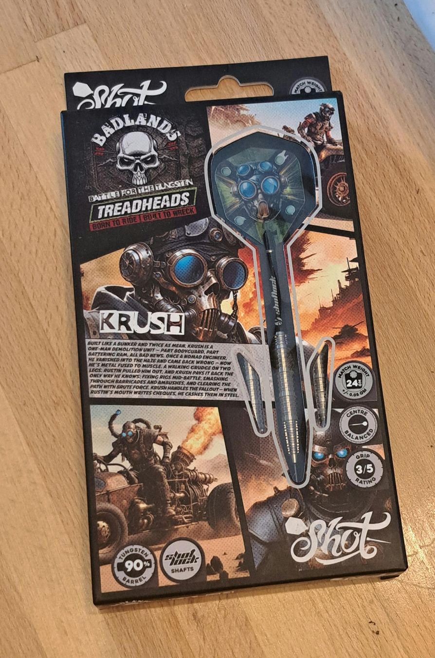 Freccette: Shot Badlands Krush Steeldarts, 24 Gramm – Nuovo (secondo la descrizione) da Roggwil BE venduto da Beatlemaniac