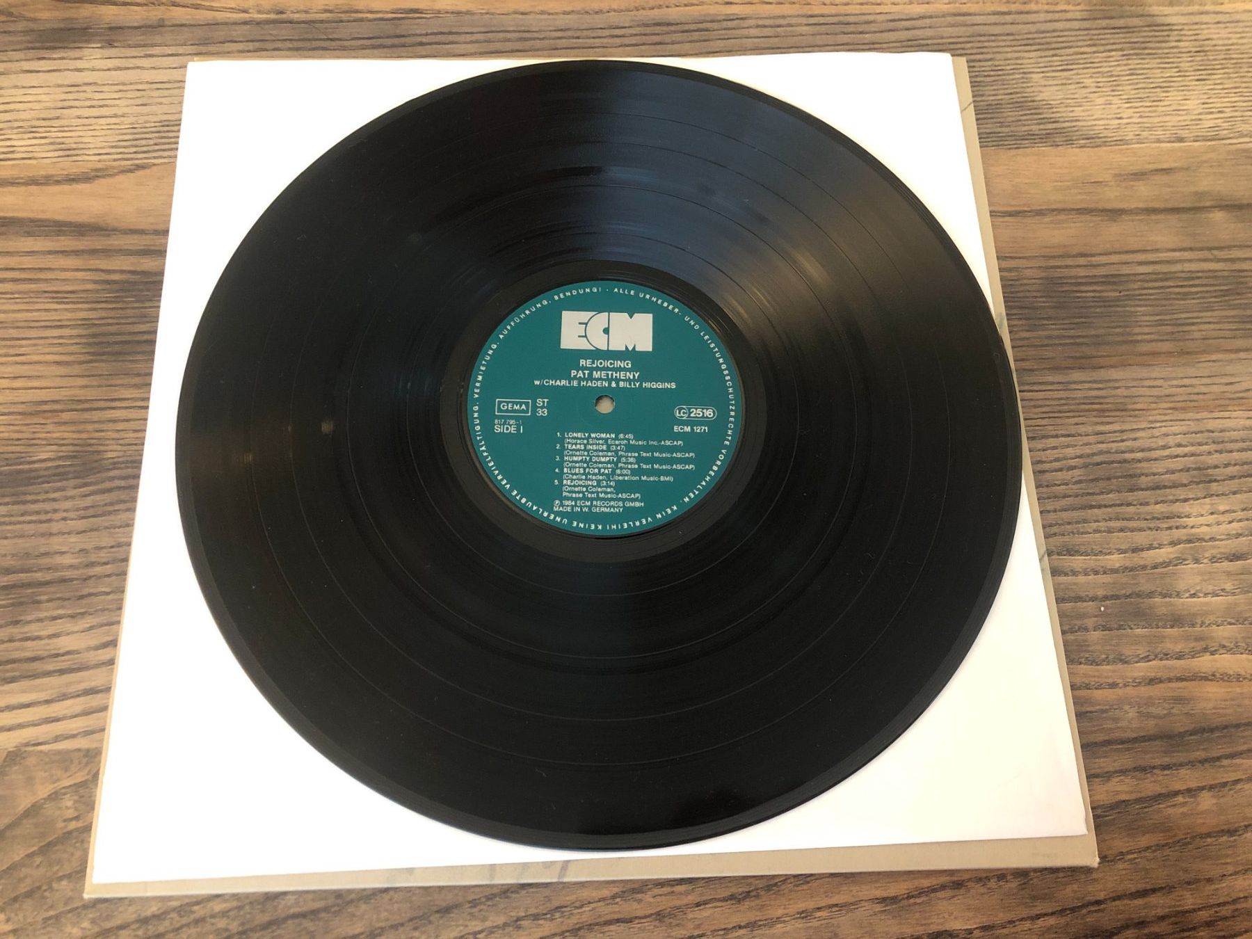 Dischi in vinile: LP Schallplatte Pat Metheny Rejoicing – Usato da Berg am Irchel venduto da Zweiti_Chance 2