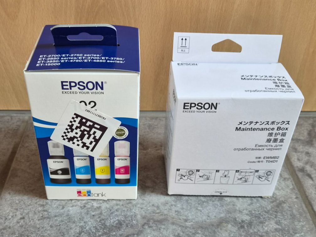 Sonstiges Schreiben & Zeichnen: Epson 102 EcoTank 4-colour Multipack inkl. Box – Neu und originalverpackt aus Kreuzlingen von LeslieBar