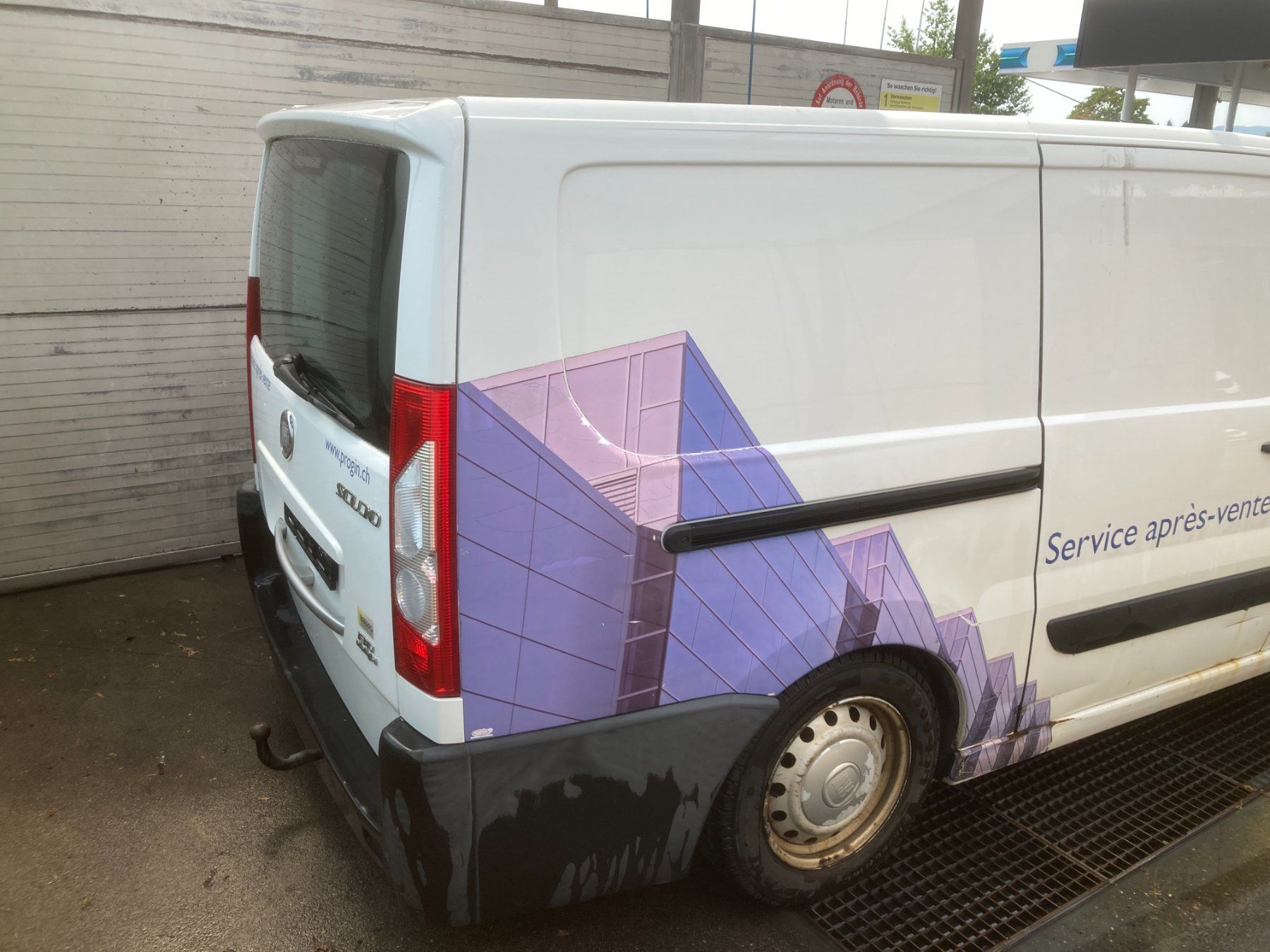 Fiat Nutzfahrzeuge: Fiat Scudo 2.0 mit Anhängerkupplung für Export oder Bastler – Gebraucht aus Cham von WB2223 2