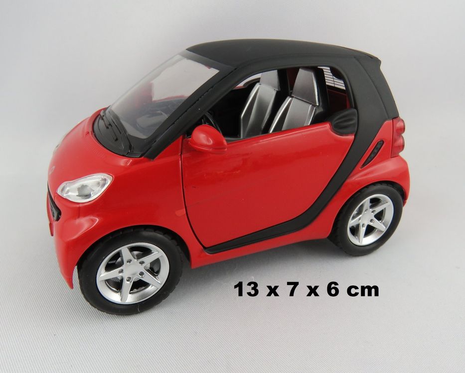 Modellauto - SMART - FOR TWO - ROT - mit LICHT - Neu | Kaufen auf Ricardo