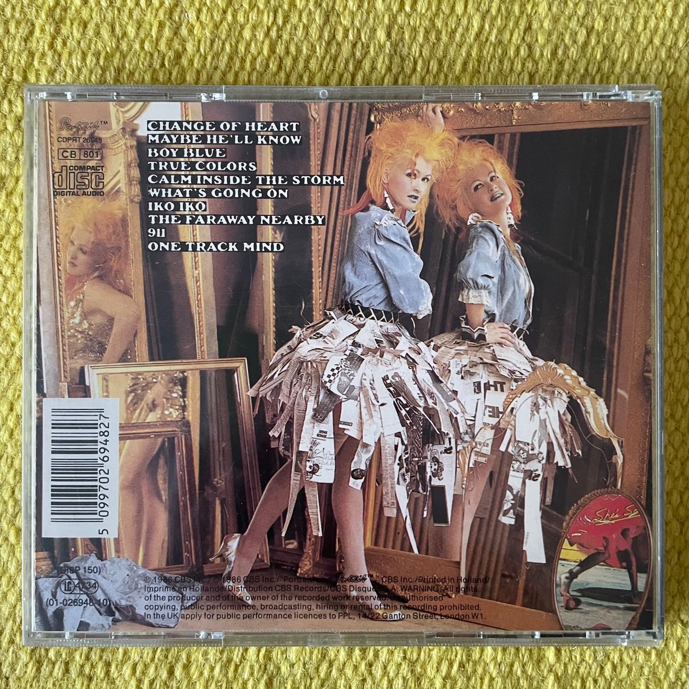 CDs: CYNDI LAUPER-TRUE COLORS – Gebraucht aus Rorschacherberg von CD-Roli 1