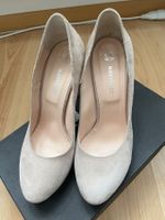 Wunderschöne Wildlederheels nude Navyboot Gr 39 3xgetragen