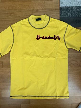 THIRSTY (gelbes oversized T-Shirt)