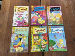 Simpsons Comics 6 Hefte 39 40 41 63 64 65