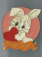 Hase mit Herz! Pin
