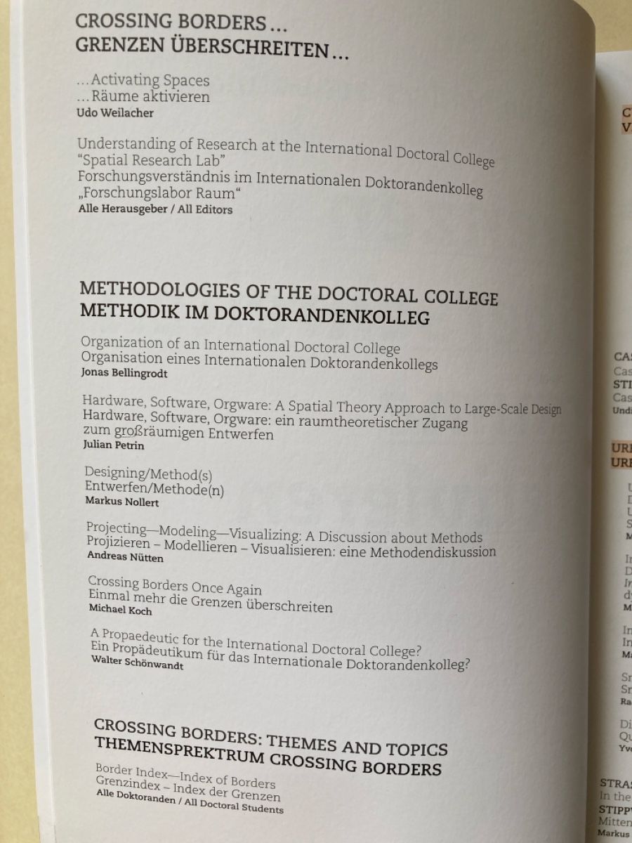 Libri: Crossing Borders, Räume Aktivieren – Usato da Zürich venduto da 000rk 2