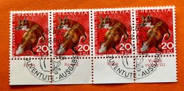 Nr.J 217 Pro Juventute GESTEMPELT Bern 1966 Wildtiere   