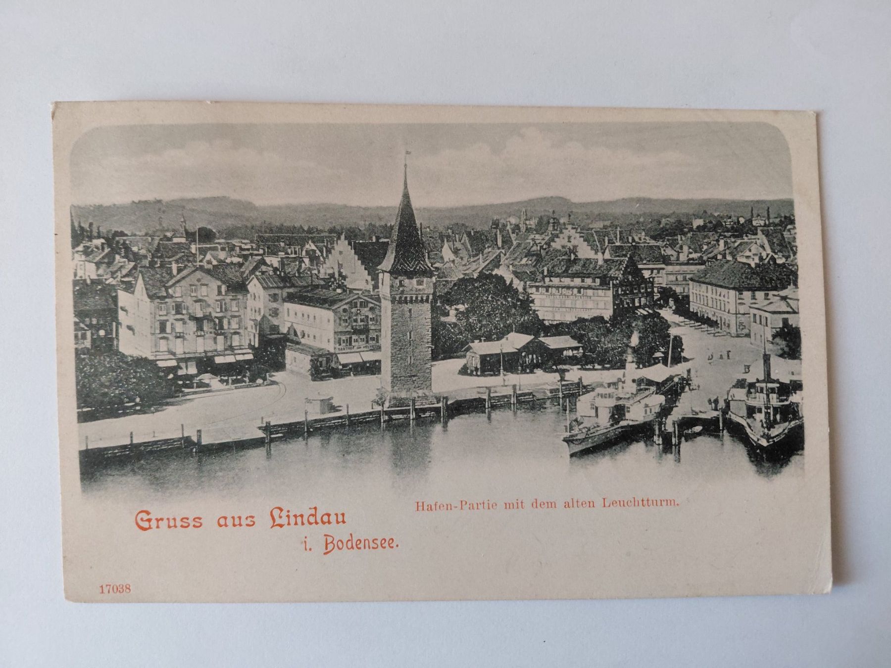 Cartoline postali: Alte Ansichtskarte Lindau Bodensee, 1900 – Usato da Wattwil venduto da yburgler