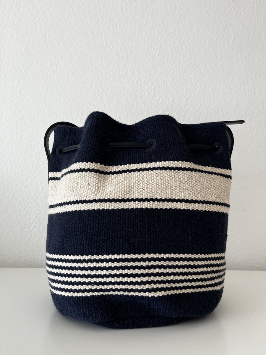 Max Mara Taschen für Damen: Weekend MaxMara Beuteltasche blau/weiss gestreift – Neu (gemäss Beschreibung) aus Olten von hahnice99 2