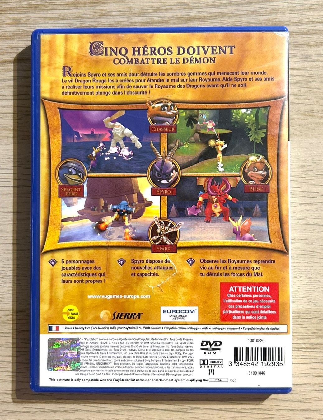 Sony Giochi: Spyro A Heros Tail PS2 – Usato da St. Gallen venduto da Alpine.Arcade 1