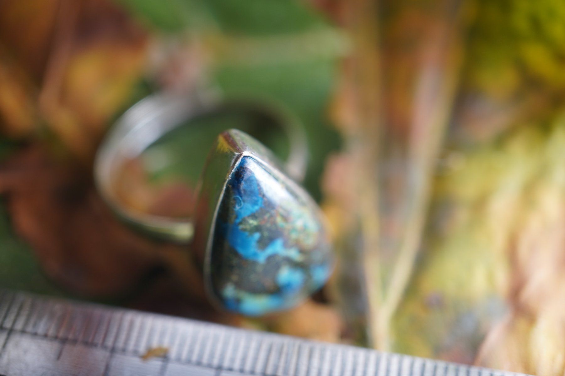 Minerali & Pietre curative: Azurit USA       ring Grösse  Variabel     (Räumung!) – Nuovo e nell'imballaggio originale da Eschenbach SG venduto da topstone 3