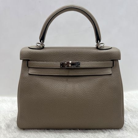 Hermes Kelly 25 Griss Asphalt Clemence Phw P Legitgrails