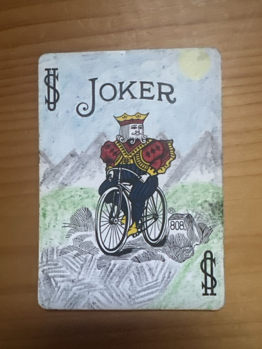 Spiele: 2 von Hand angemalte bycicle karten  – Gebraucht aus Lützelflüh-Goldb von ama_l2lp 3