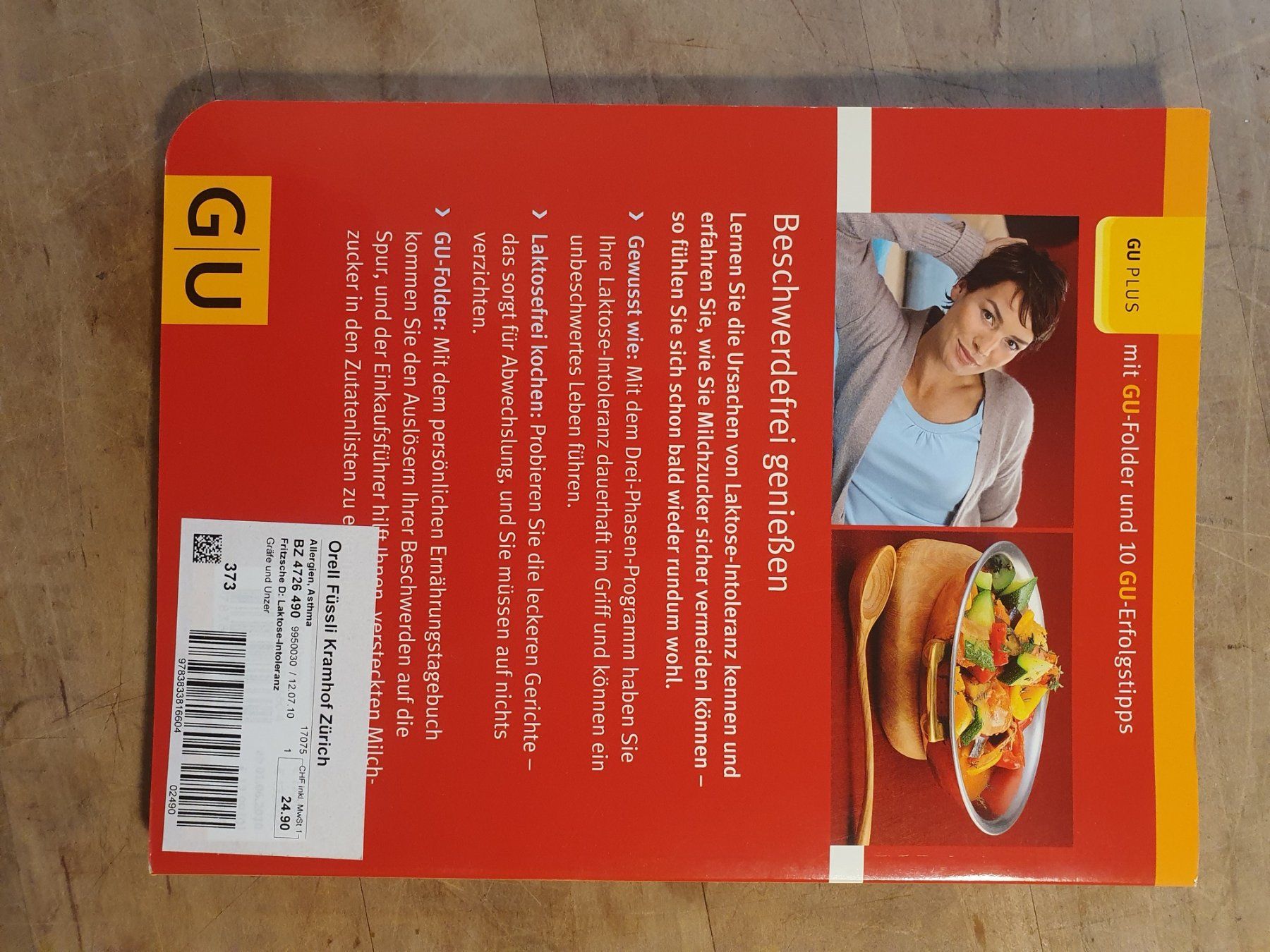 Libri: Laktose-Intoleranz Doris Fritzsche GU – Usato da Zürich venduto da loosebone 1