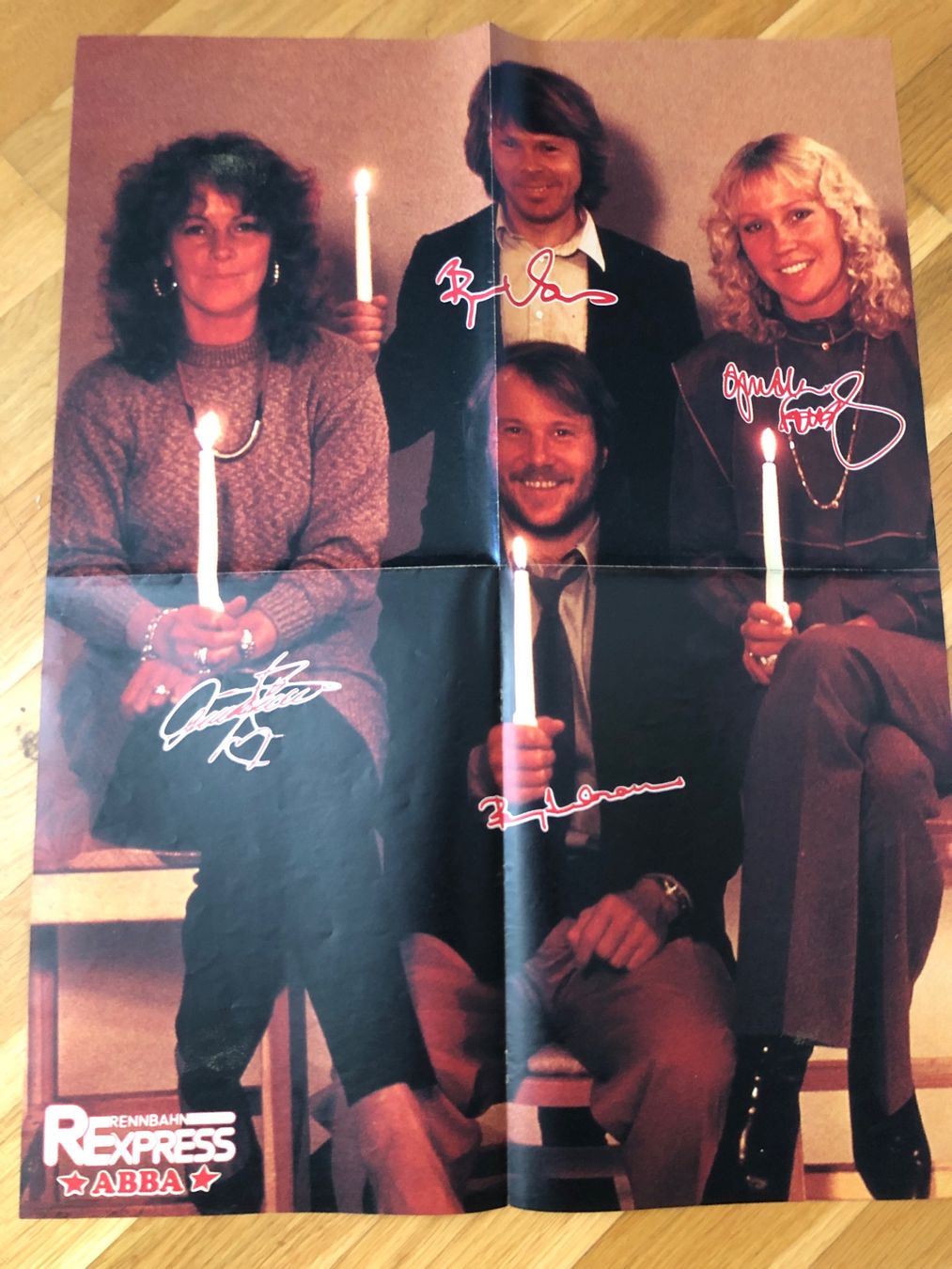 Foto & Immagini: ABBA original Poster mit Autogramm – Nuovo (secondo la descrizione) da Wettingen venduto da ABBA-Retro