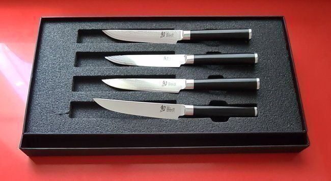 Kai Coltelli: Shun Classic Steak-Set DMS-0400 – Nuovo e nell'imballaggio originale da Caslano venduto da Pspidi