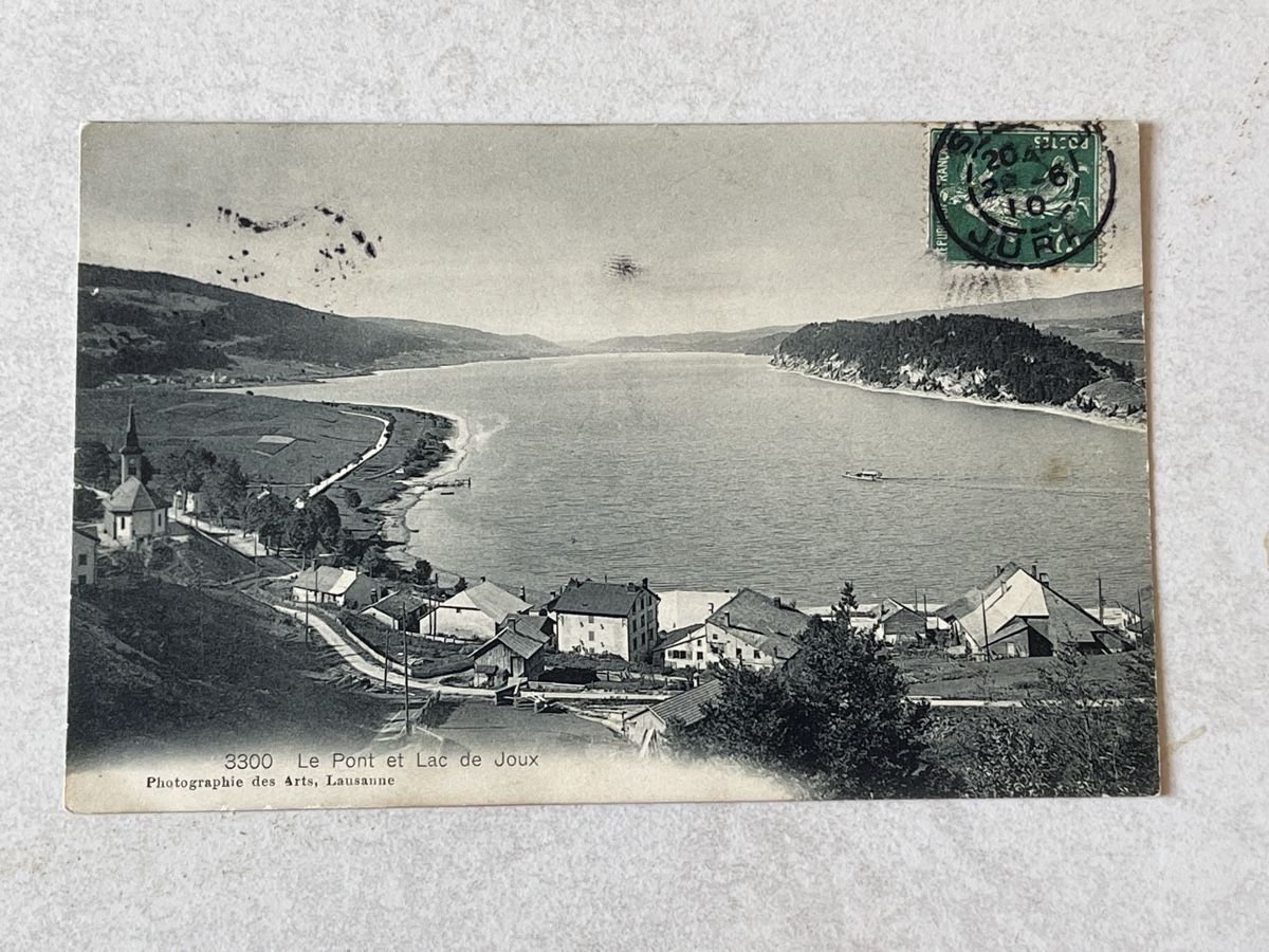Cartoline postali: Alte Ansichtskarte Le Pont, Lac de Joux, 1910 – Usato da Strengelbach venduto da Aschatan5