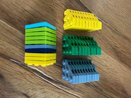 Lego 40x Flügelplatte 3x3 (2450)