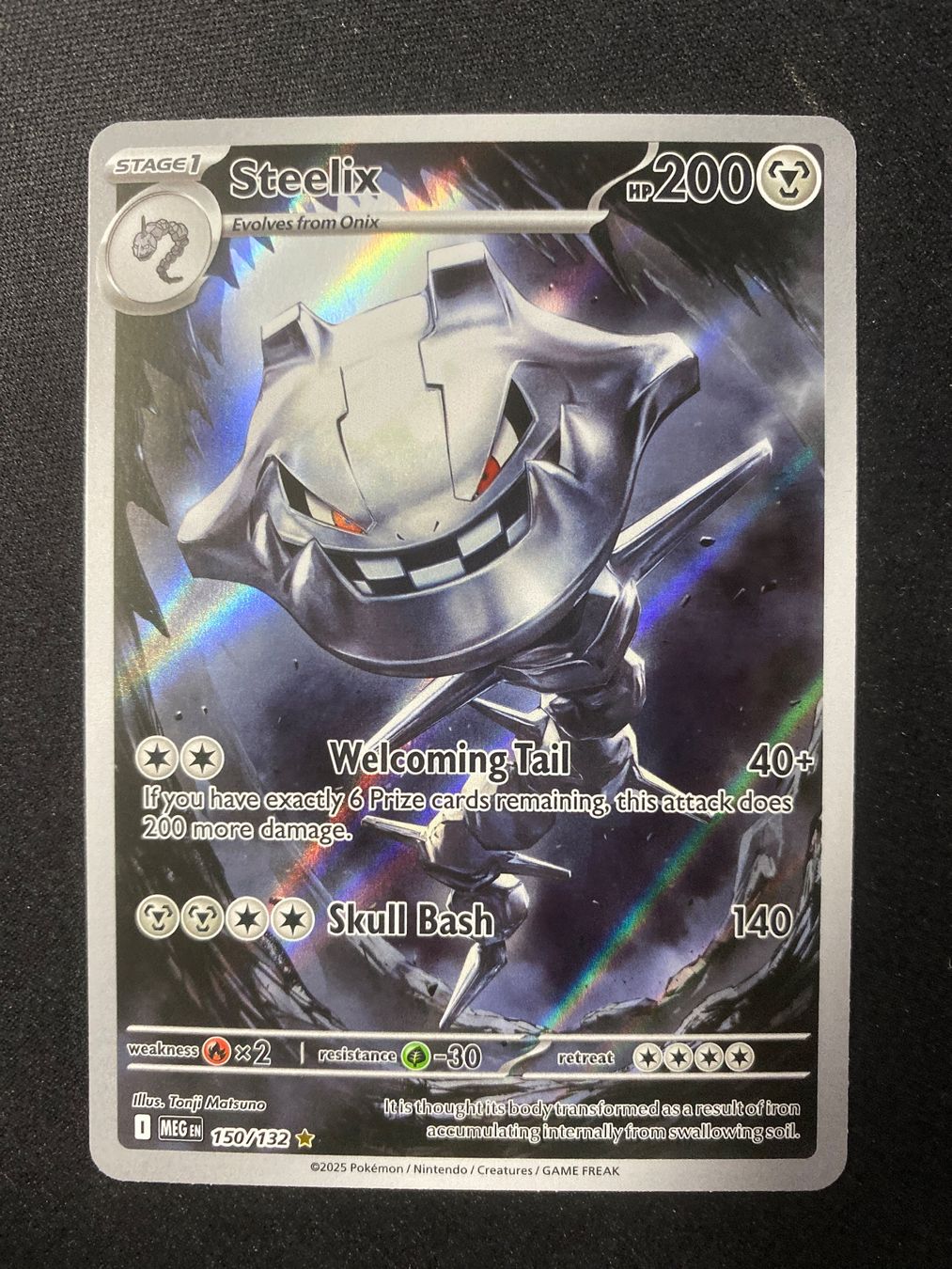 Pokémon Sammelbilder & Trading cards: Steelix 150 - Stahlos - Illustr. Rare - Mega Evolution - EN – Neu (gemäss Beschreibung) aus Hausen AG von Shrade