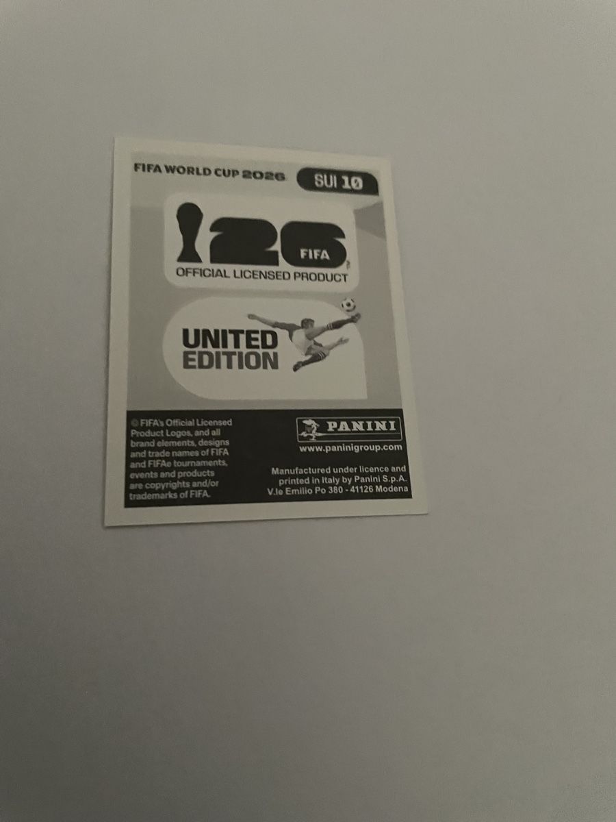 Panini Carte collezionabili: FIFA Wm 2026 Denis Zakaria SUI 10 – Nuovo (secondo la descrizione) da Winterthur venduto da Cobraforce 1