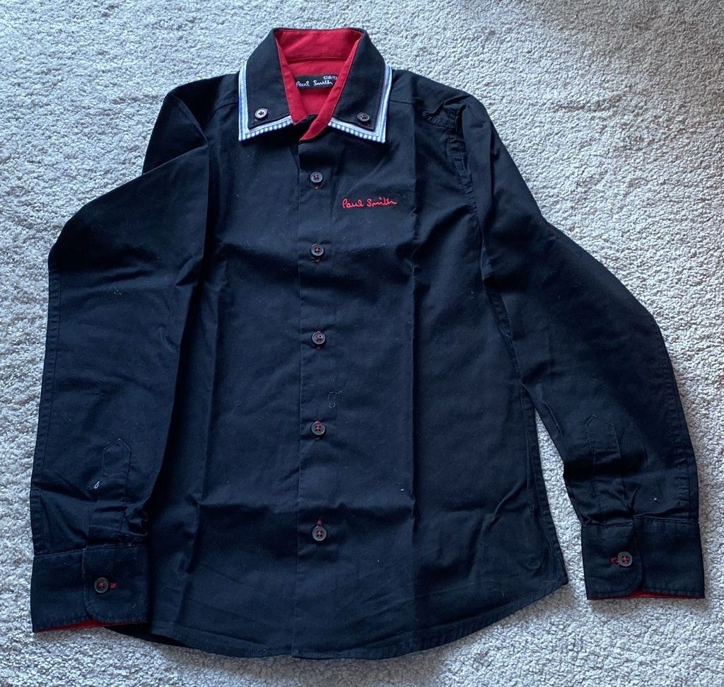 Paul Smith Camicie, T-shirt & Polo: Gr. 128/134 schwarzes Hemd von Paul Smith – Usato da Wagenhausen venduto da Kahlen