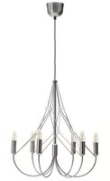 Edelstahl-Leuchter Härmöja 6 Lichter neu OVP IKEA